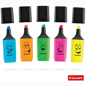 Текстовыделитель Luxor 'Eyeliter' ассорти, 1-4,5мм