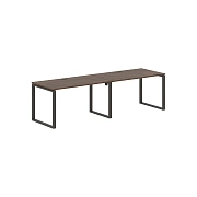 Стол 2-х местный EQWST 2780 Дуб Денвер тёмный/Мокко 2726х800х750 EDIS
