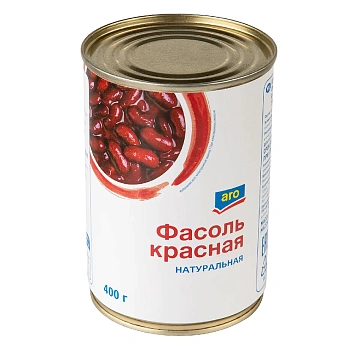 aro Фасоль красная натуральная, 420г