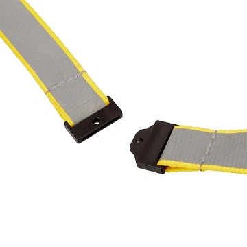 Держатель для бейджа Держатель  для бейджа светоотражающий с карабином и кольцом