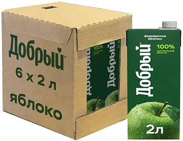 Нектар Добрый Яблоко, 2л