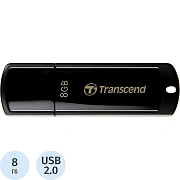 Флеш-диск 8 GB, TRANSCEND Jet Flash 350, USB 2.0, черный, TS8GJF350