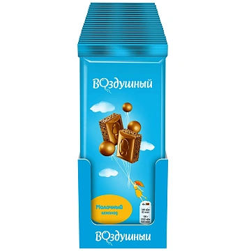 Шоколад Воздушный пористый молочный, 80г