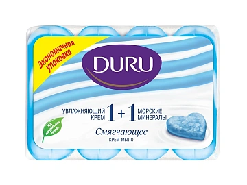 Мыло туалетное Duru Морские минералы, 80г х 4шт, 320г