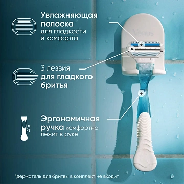 Кассеты для бритвенного станка Gillette Venus, 2шт