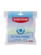 Салфетка Attribute Ultima Fresh микрофибра 3шт, 30 x 30см