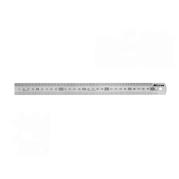 Линейка  измерительная 300х25,4 мм металлическая Micron 34311
