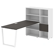 Рабочая станция EVRST 1217 Мокко/Белый 2190х1250х1355 EDIS
