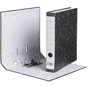 Папка-регистратор 50 мм мрамор ч/б (реестр)