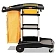 Тележка уборочная Rubbermaid 2х9л, с мешком 128л, FG9T7200BLA