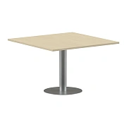 Конференц стол ПРГ-6 Клен*/Алюминий 1200х1200х750 IMAGO