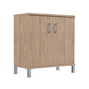 Шкаф низкий с замком в глухих малых дверях B 410.3(RZ) Дуб Бофорд 900х450х920 BORN