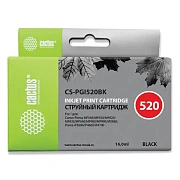 Картридж струйный CACTUS (CS-PGI520BK) для CANON Pixma MP540/630/980, черный