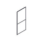 Секция комбинированной перегородки RP160SL70 Серый/Bravo blue 700х22х1600