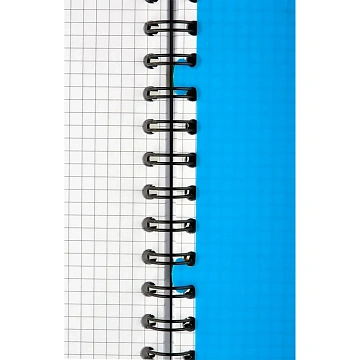 Бизнес-тетрадь А5,120 л,спираль,клетка Office Creative