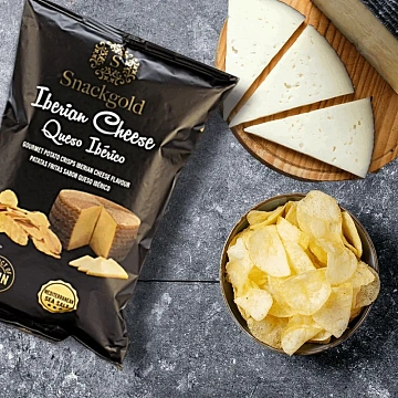 Чипсы Snackgold со вкусом сыра Иберико, 125г