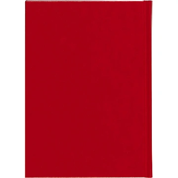 Ежедневник недатированный А5+, 136л, IDEAL NEW красный 3-122/06