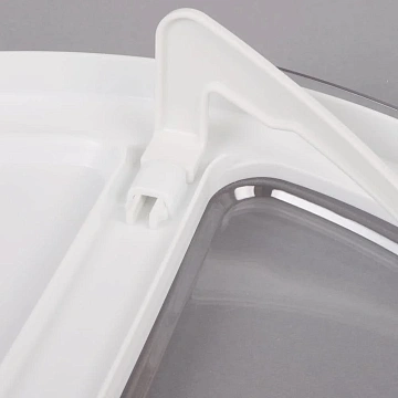 Крышка для мусорного контейнера Rubbermaid Brute 121.1л, поворотная, белая, FG9G7800WHT