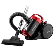 Пылесос BRAYER BR4202 с контейнером 'циклон', 2200 Вт, мощность всасывания 420 Вт, черный/бордовый