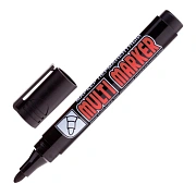 Маркер перманентный Crown &quot;Multi Marker&quot; черный, пулевидный, 3мм