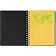 Бизнес-тетрадь SMARTBOOK А5 120л. клетка,спир,микроп,разд,карм,сер-бирюз