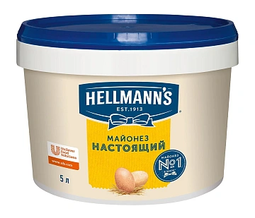 Майонез Hellmann's Настоящий 78%, 5л