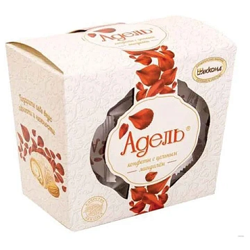 Конфеты АККОНД 'Адель' с цельным миндалём в кокосовой стружке, 150 г