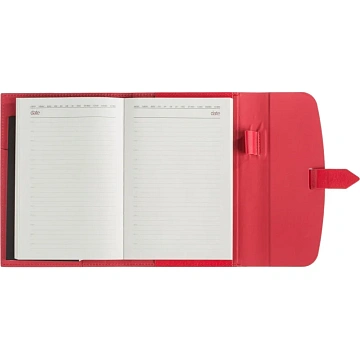 Ежедневник недатированныйА5 Senate красный 272 стр. 3-213/01