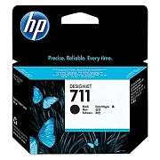 Картридж струйный для плоттера HP (CZ133A) DesignJet T120/T520, №711, черный, оригинальный, увеличен