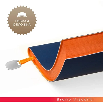 Ежедневник недатированный А5 Mercury темно-синий 272 стр. 3-435/08