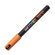 Маркер акриловый Uni Posca PC-1MR оранжевый, 0.7 мм, наконечник игольчатый