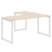 Стол угловой XQCT 1615 Бук Тиара/Белый 1600х1500х750