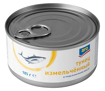 aro Тунец измельченный в масле, 185г