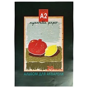 Альбом для акварели Kroyter 20л А2,склейка,тверд.подл.,180гр.Натюрморт05183