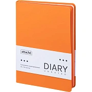 Ежедневник недатированный ATTACHE Soft touch А5,140х200мм, 136л,оранжевый