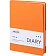 Ежедневник недатированный ATTACHE Soft touch А5,140х200мм, 136л,оранжевый