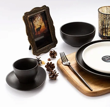 Салатник Domenik Rock black, 15см