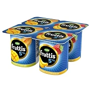 Йогурт Fruttis Сливочное лакомство дыня-манго-банан-клубника, 5%, 115г