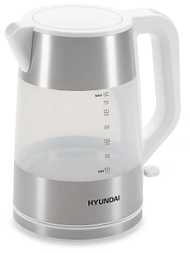 Чайник электрический Hyundai HYK-P4025 белый, 1.9л, 2200Вт