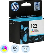 Картридж струйный HP 123 F6V16AE CMY цв. для DJ 2130