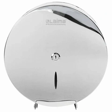 Диспенсер для туалетной бумаги LAIMA PROFESSIONAL INOX, (Система T2) малый, нержавеющая сталь, зерка