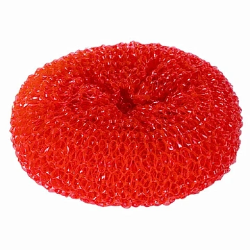 Губки (мочалки) пластиковые, сетчатые, 3х7 г, КОМПЛЕКТ 3 шт., для посуды, гриля, плиты, LAIMA, 60310