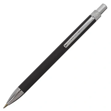 Ручка подарочная шариковая BRAUBERG 'Allegro', СИНЯЯ, корпус черный с хромированными деталями, линия письма 0,5 мм, 143491