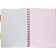 Бизнес-тетрадь А4,140 л,пласт обл, с разд,спир,ATTACHE FANTASY,розов