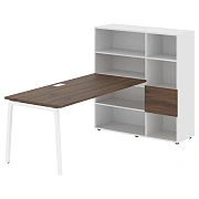 Рабочая станция ELRST 1217 Дуб Денвер тёмный/Белый 2190х1250х1355 EDIS