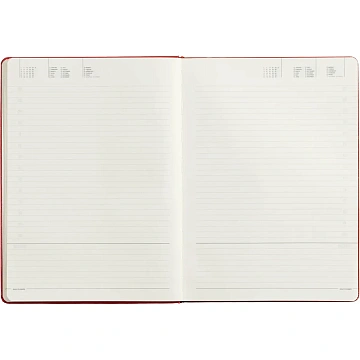 Ежедневник недатированный A4, , Megapolis красный 160л 3-026/04