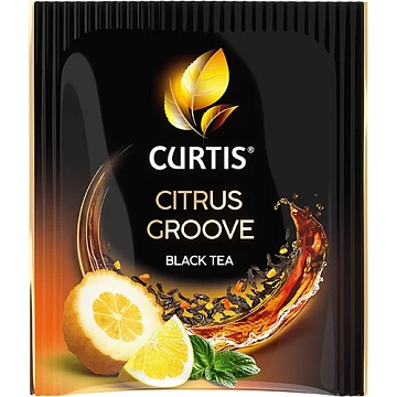 Чай Curtis Citrus Goove, черный, 25 пакетиков