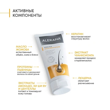 Маска для волос Alerana Интенсивное питание, 150мл