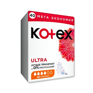 Прокладки Котекс Ultra Net Normal 40шт