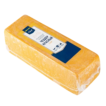 METRO Chef Сыр Чеддар красный 50%, ~2кг